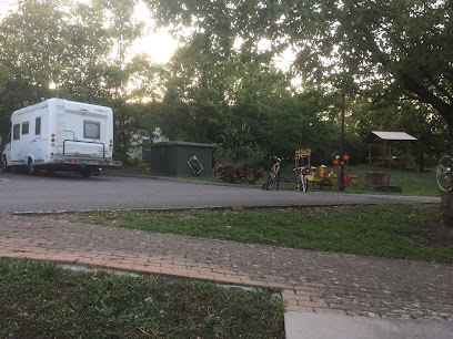 Parking camping car
