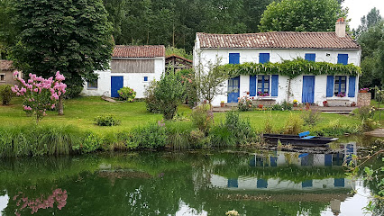 Sentier randonnée et vélo Marais Poitevin La Garette Le Vanneau Coulon