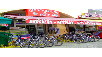 Quincaillerie du port (QDP) Location et réparation de vélos, accessoires et pièces détachées, bricolage et clés minute