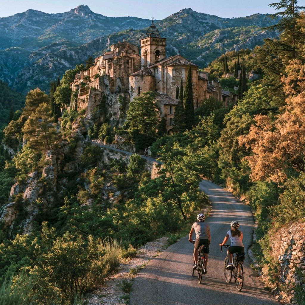 Aventures et variantes : VTT, VTC et boucles prolongées dans le Vaucluse — Itinéraire vélo dans le vaucluse : de châteauneuf-du-pape à cabrières-d’avignon
