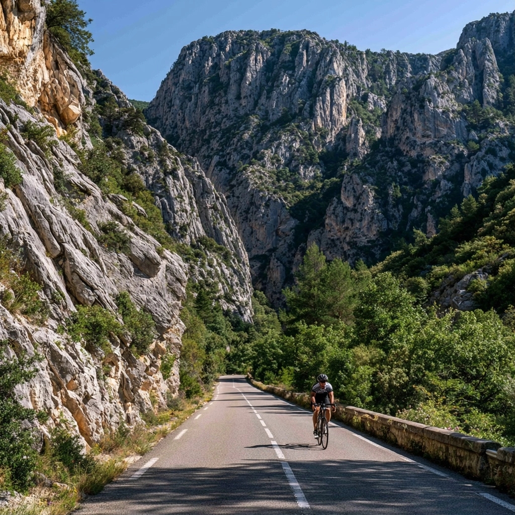 Circuit Vélo - Les Gorges de la Nesque : itinéraire, conseils techniques et paysage splendide — Explorer les gorges de la nesque à vélo : un parcours naturel splendide