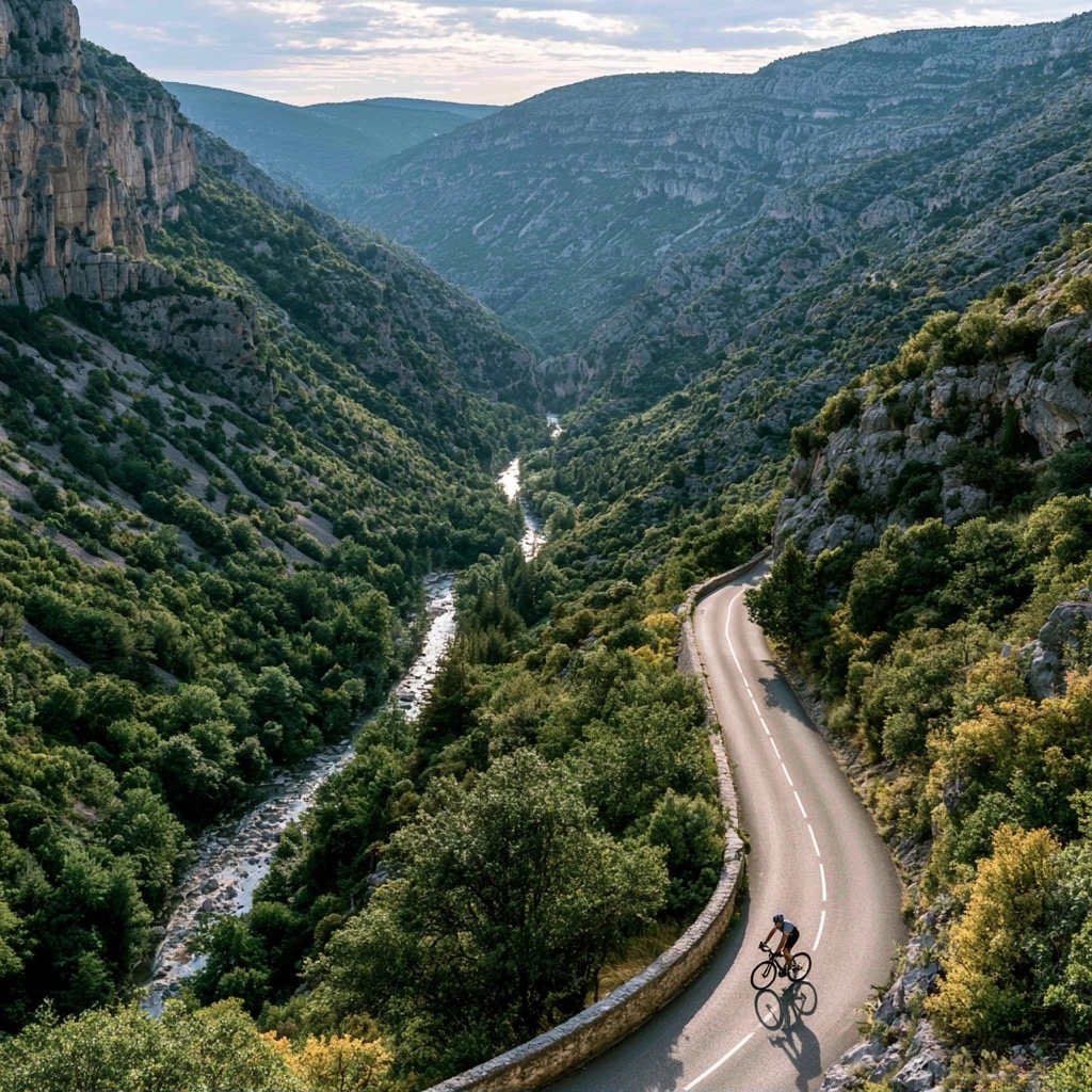 Les Gorges de la Nesque à vélo : circuit sportif de 22 km et charme provençal — Explorer les gorges de la nesque à vélo : un parcours naturel splendide