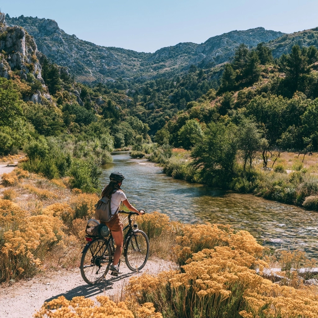 Tourisme durable et éco-tourisme à vélo : respecter la biodiversité du parc naturel régional du Luberon — Balade éco-touristique à vélo dans le parc naturel régional du luberon