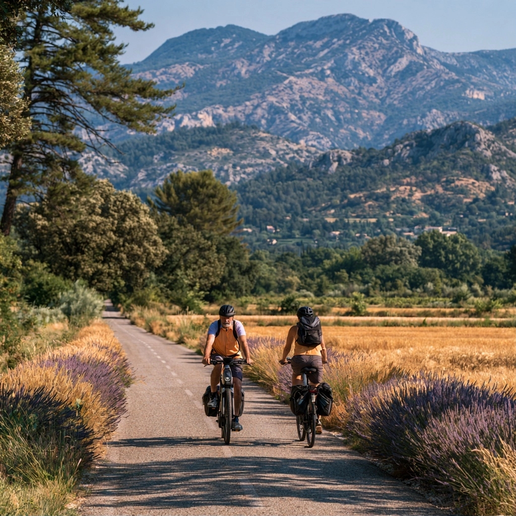 Vélos à assistance électrique et guide expert : techniques et anecdotes pour une balade sereine — Le vélo touristique pour explorer les champs de lavande du vaucluse