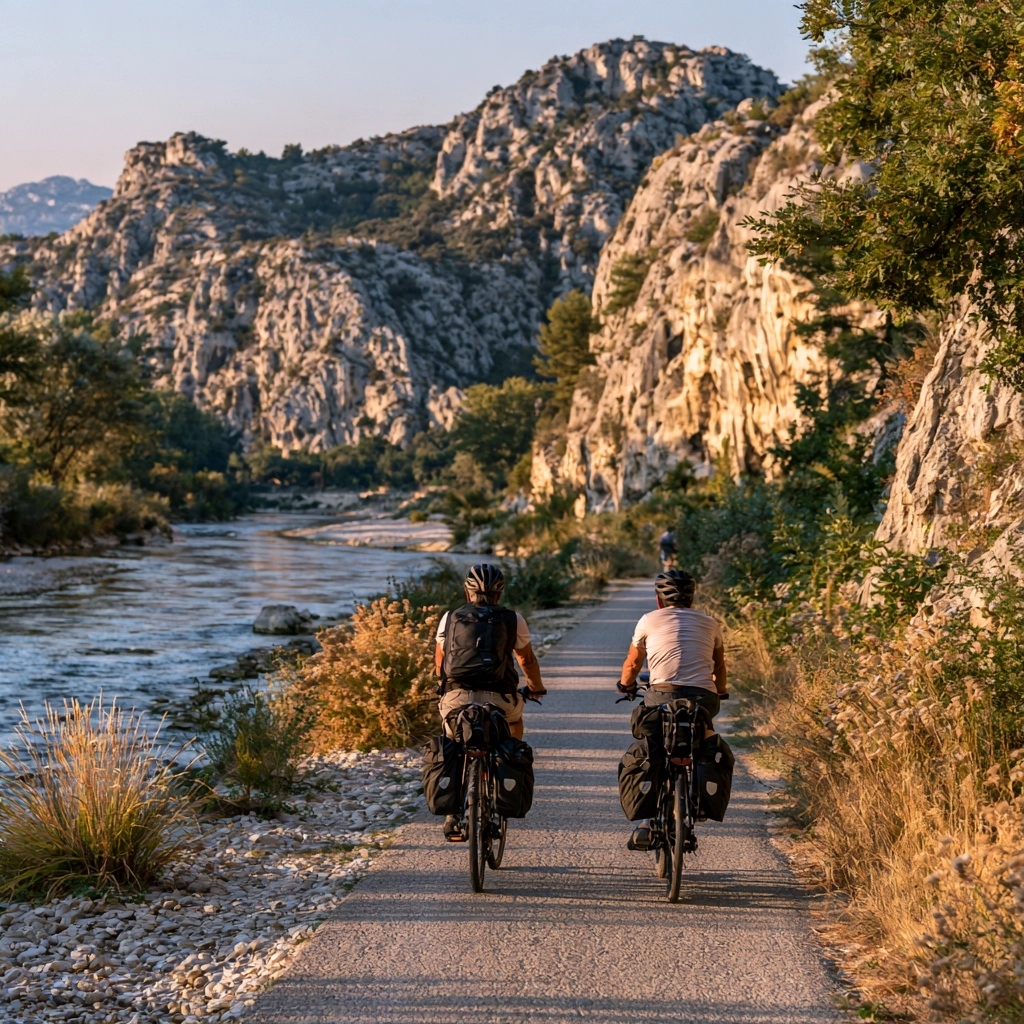 Voyage à vélo autour d'Avignon : itinéraires et pistes cyclables incontournables — Voyage à vélo dans le vaucluse : découvrir avignon autrement